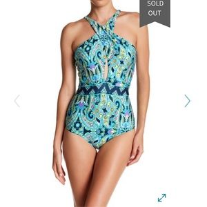 Laundry by Shelli Segal Swim Suit one piece boho